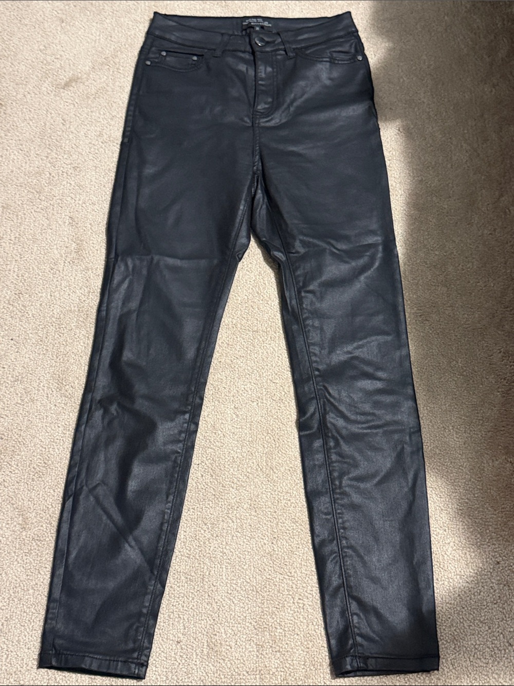 Black Coated Skinny jeans
